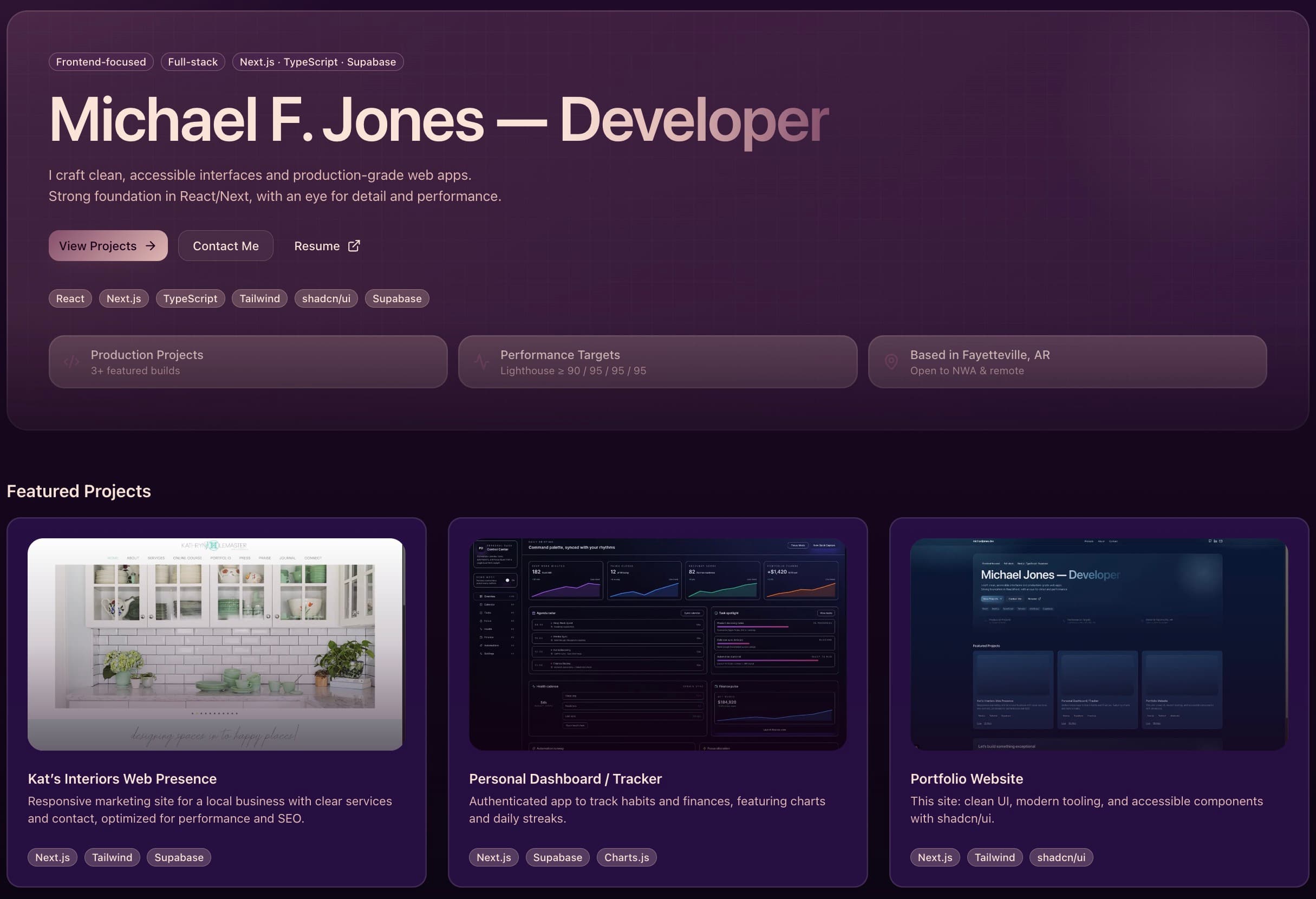 Portfolio Website